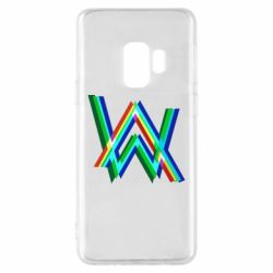 Чехол для Samsung S9 Alan Walker multicolored logo - PrintSalon