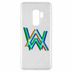 Чехол для Samsung S9+ Alan Walker multicolored logo - PrintSalon