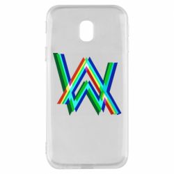 Чехол для Samsung J3 2017 Alan Walker multicolored logo - PrintSalon