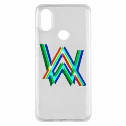 Чехол для Xiaomi Mi A2 Alan Walker multicolored logo - PrintSalon