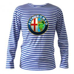 Тельняшка с длинным рукавом ALFA ROMEO - PrintSalon