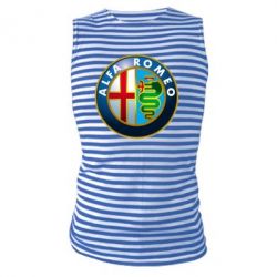 Майка-тельняшка ALFA ROMEO - PrintSalon