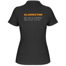 Женское поло Algorithm - PrintSalon