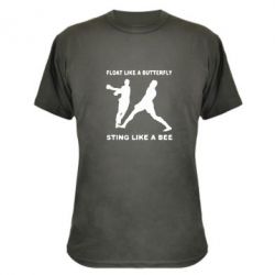 Камуфляжная футболка Ali: Float Like A Butterfly - PrintSalon