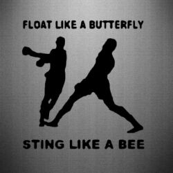 Наклейка Ali: Float Like A Butterfly - PrintSalon