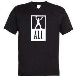 Мужская футболка  с V-образным вырезом Ali - PrintSalon