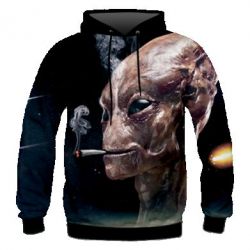 Чоловіче 3D худі Alien