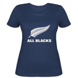Женская футболка All Blacks - PrintSalon