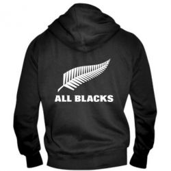 Мужское худи на молнии All Blacks - PrintSalon