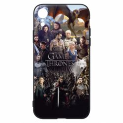 Чохол для iPhone XR All characters of the game of thrones art - PrintSalon