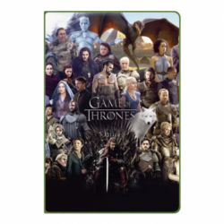 Блокнот з принтом All characters of the game of thrones art - PrintSalon