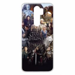 Чохол для Xiaomi Redmi Note 8 Pro All characters of the game of thrones art - PrintSalon