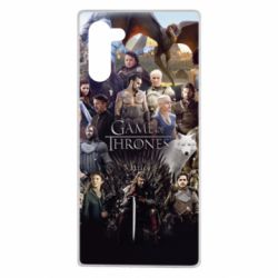 Чохол для Samsung Note 10 All characters of the game of thrones art - PrintSalon
