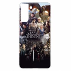 Чохол для Samsung S21+ All characters of the game of thrones art - PrintSalon