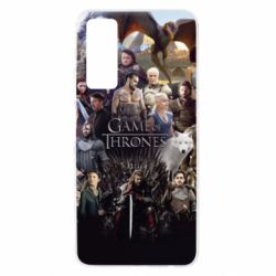 Чохол для Huawei P Smart 2021 All characters of the game of thrones art - PrintSalon