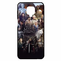 Чохол для Xiaomi Redmi Note 9S / 9Pro / 9Pro Max All characters of the game of thrones art - PrintSalon