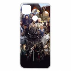 Чохол для Xiaomi Redmi 9c All characters of the game of thrones art - PrintSalon