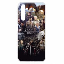 Чохол для Realme 6 All characters of the game of thrones art - PrintSalon
