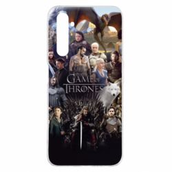 Чохол для Realme 6 Pro All characters of the game of thrones art - PrintSalon