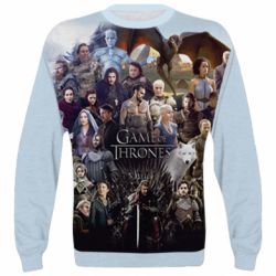 3D світшот All characters of the game of thrones art - PrintSalon