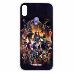 Чохол для iPhone Xs Max ALL heroes of the universe marvel - PrintSalon