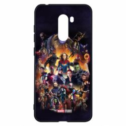 Чохол для Xiaomi Pocophone F1 ALL heroes of the universe marvel - PrintSalon