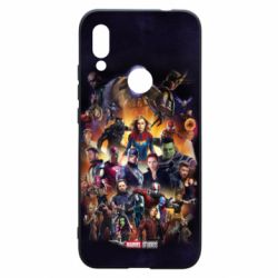 Чохол для Xiaomi Redmi 7 ALL heroes of the universe marvel - PrintSalon