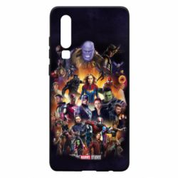 Чохол для Huawei P30 ALL heroes of the universe marvel - PrintSalon