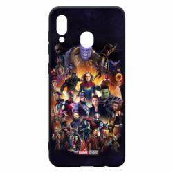 Чохол для Samsung A20 ALL heroes of the universe marvel - PrintSalon