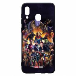 Чохол для Samsung A30 ALL heroes of the universe marvel - PrintSalon