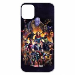 Чохол для iPhone 11 Pro ALL heroes of the universe marvel - PrintSalon