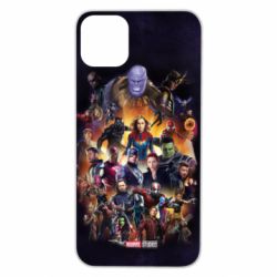 Чохол для iPhone 11 Pro Max ALL heroes of the universe marvel - PrintSalon