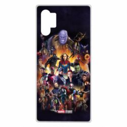 Чохол для Samsung Note 10 Plus ALL heroes of the universe marvel