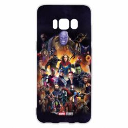 Чохол для Samsung S8 ALL heroes of the universe marvel - PrintSalon
