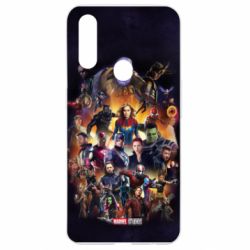 Чохол для Oppo A31 ALL heroes of the universe marvel - PrintSalon