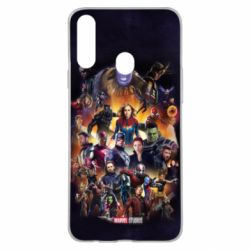 Чохол для Samsung A20s ALL heroes of the universe marvel - PrintSalon