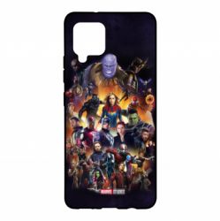 Чохол для Samsung A42 5G ALL heroes of the universe marvel - PrintSalon