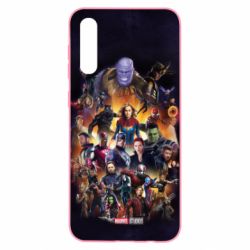 Чохол для Samsung A50 ALL heroes of the universe marvel - PrintSalon
