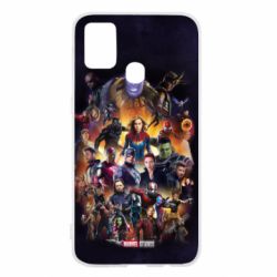 Чохол для Samsung M31 ALL heroes of the universe marvel - PrintSalon