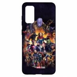 Чохол для Samsung S20 ALL heroes of the universe marvel - PrintSalon