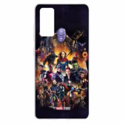 Чохол для Samsung S20 FE ALL heroes of the universe marvel