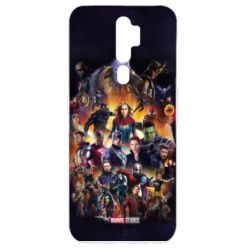 Чехол для Oppo A5/A9 2020 ALL heroes of the universe marvel
