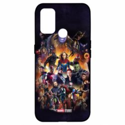 Чехол для Oppo A53/A32/A33 ALL heroes of the universe marvel