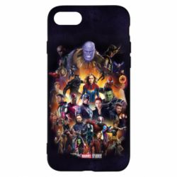 Чохол для iPhone 8 ALL heroes of the universe marvel - PrintSalon