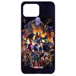 Чохол для Oppo Reno 4 Lite ALL heroes of the universe marvel - PrintSalon