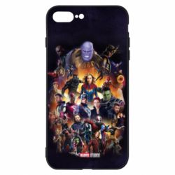 Чохол для iPhone 8 Plus ALL heroes of the universe marvel - PrintSalon