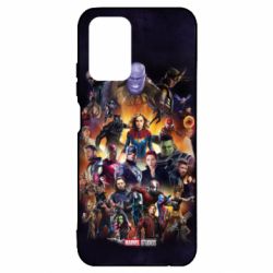 Чохол для Xiaomi Redmi Note 10 ALL heroes of the universe marvel - PrintSalon