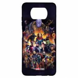 Чохол для Xiaomi Poco X3 ALL heroes of the universe marvel - PrintSalon