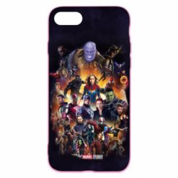 Чохол для iPhone SE 2022 ALL heroes of the universe marvel - PrintSalon
