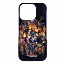 Чохол для iPhone 14 Pro ALL heroes of the universe marvel - PrintSalon